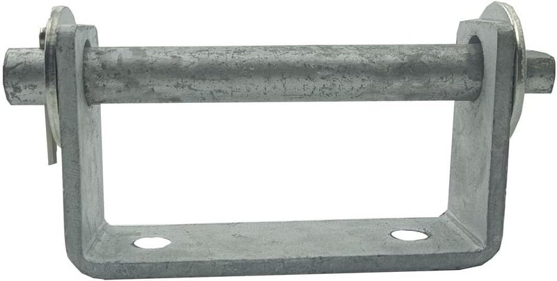 Wonwopn 4" Boat Trailer Spool Stationary Keel Base Roller Bracket Assembly for 2" -2-1/2" Trailer Tongue Frame - Image 4